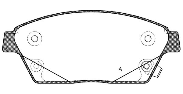 Pastiglia Freno - Set Cad-Che-Opl - BPA1431.02