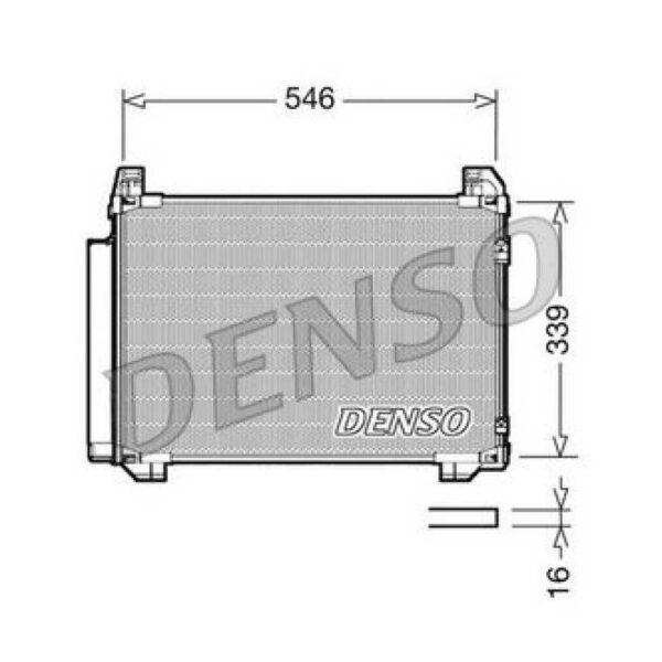 DENSO-DCN50025-Condensatore-climatizzatore-YARIS