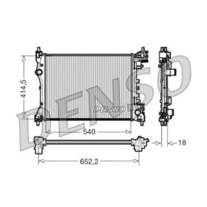 DENSO DRM01005 RADIATORE Alfa Romeo MITO 1.4