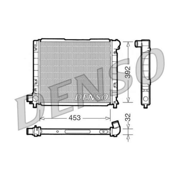 DENSO-DRM09051-Radiatore-motore-Lancia-Thema