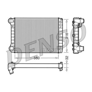 DENSO DRM09101 RADIATORE Fiat PUNTO 188 19 D / JTD
