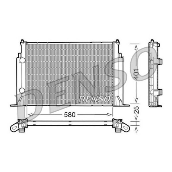 DENSO DRM09122 RADIATORE FIAT STILO 18 16 V 7 24 20V / 19