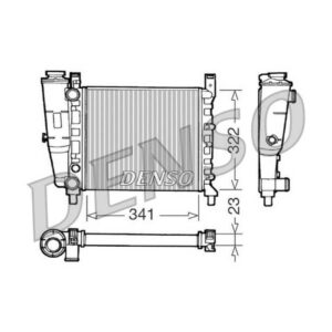 DENSO DRM09141 RADIATORE Fiat UNO 45 S/SL 999 CC FIRE(P/+