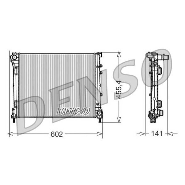 DENSO DRM09160 RADIATORE Fiat 500 13 A/C
