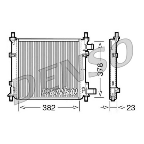 DENSO DRM10060 RADIATORE FORD KA 11 / 13