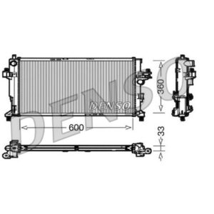 DENSO DRM20039 RADIATORE C/KIT Opel CORSA C 17 D/TD +/-AC