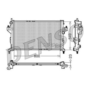 DENSO DRM20045 RADIATORE C/KIT Opel CORSA C13 CDTI