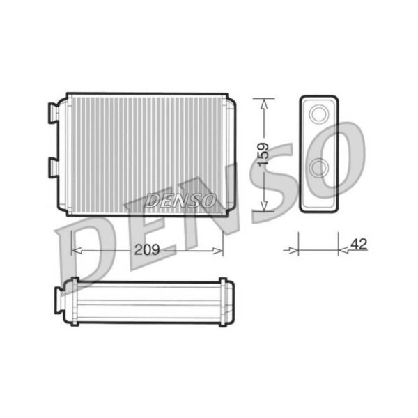 DENSO DRR09070 RISCALDATORE Fiat PUNTO/ IDEA/ DOBLO/ YPSILON