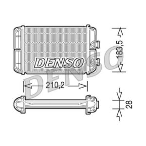 DENSO DRR20004 RISCALDATORE Opel ASTRA