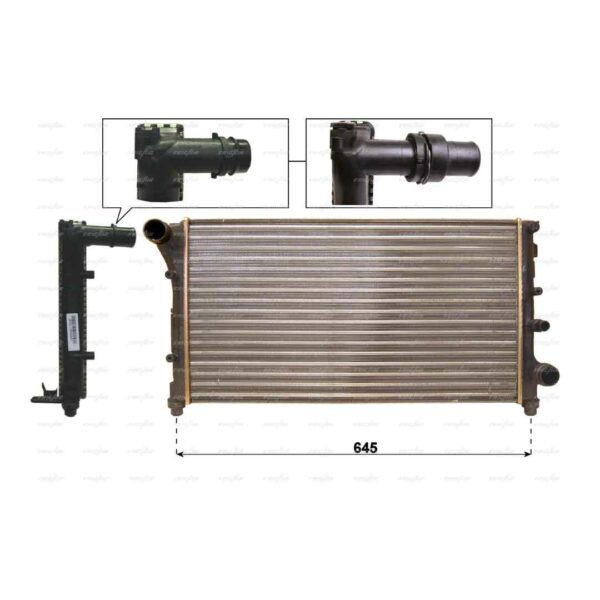 FRIGAIR-0104.3118-Radiatore-motore-per-FIAT-Panda-II