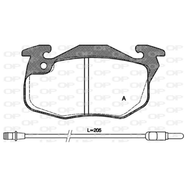 Pastiglia Freno BPA0192.12