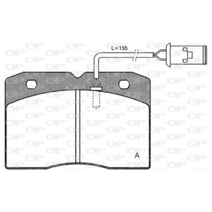 Pastiglia Freno BPA0211.22