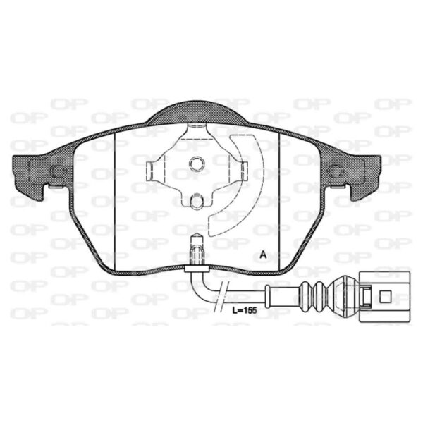 Pastiglia Freno BPA0390.41