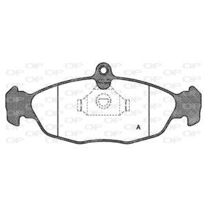 Pastiglia Freno BPA0393.00
