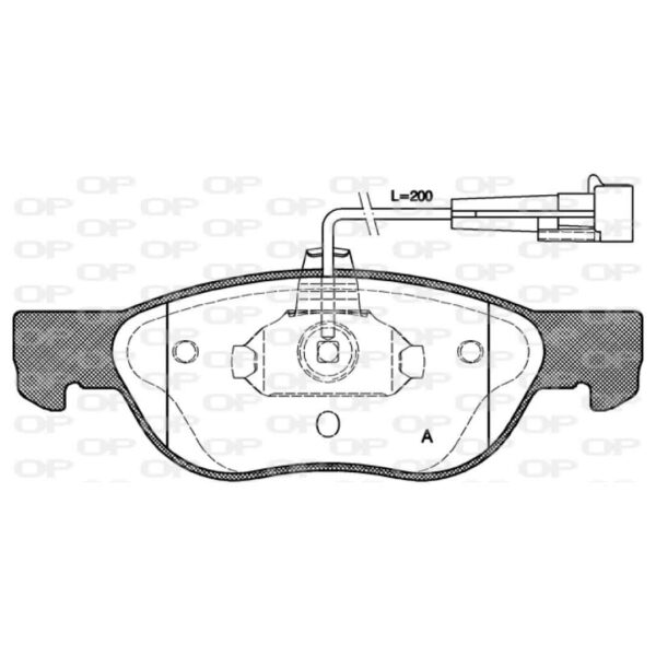 Pastiglia Freno BPA0587.11
