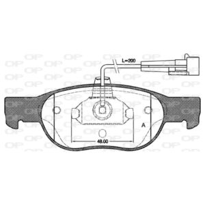 Pastiglia Freno BPA0588.11