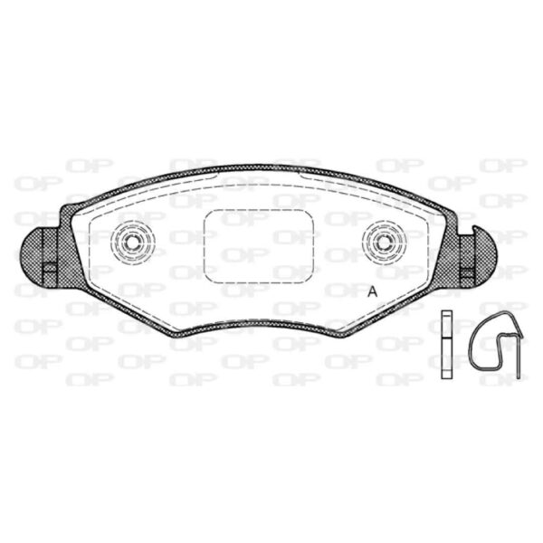 Pastiglia Freno BPA0643.20