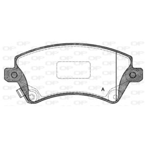 Pastiglia Freno BPA0822.12