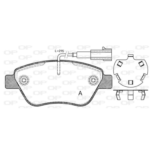 Pastiglia Freno BPA0858.32