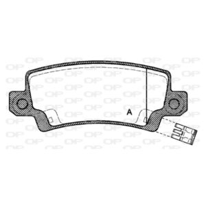 Pastiglia Freno BPA0874.02