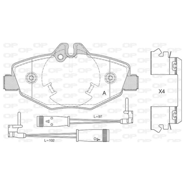Pastiglia Freno BPA0990.02