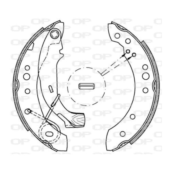 Ganascia Freno BSA2077.00