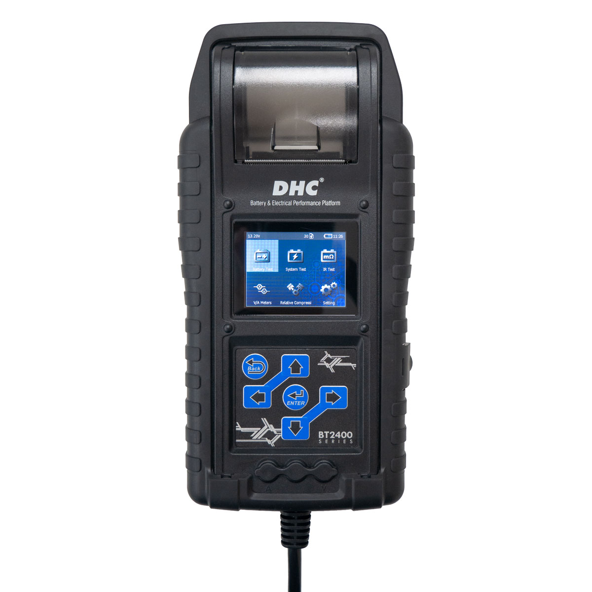 BT2400HD – Tester Batteria Professionale 6V / 12V / 24V con Stampante Integrata