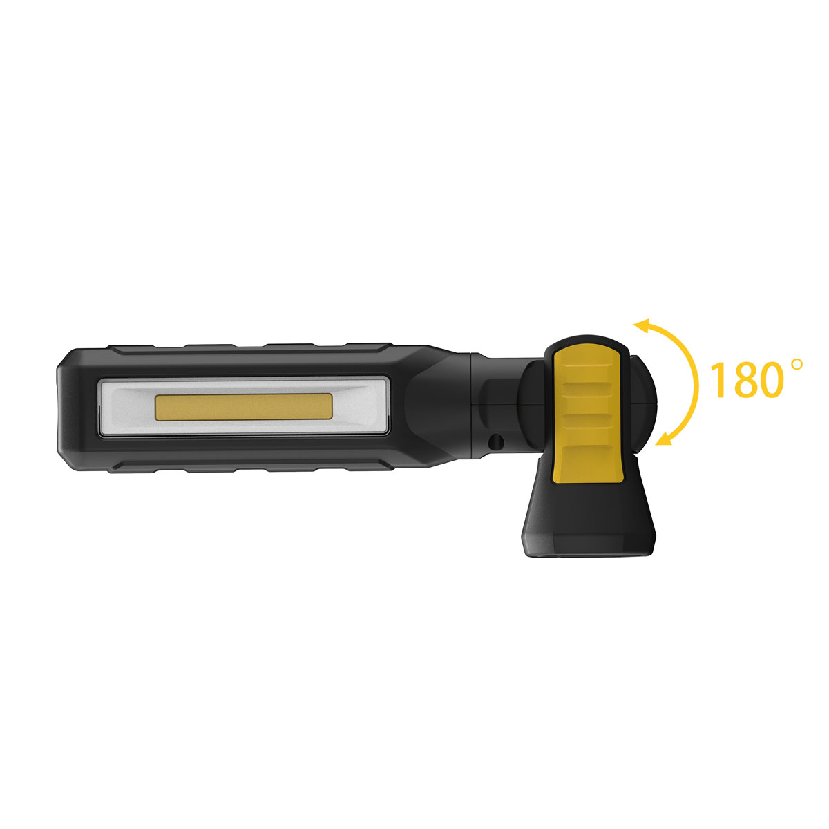 ERGO – Lampada da Lavoro 700 Lumen con Manico Snodato 360° – COB LED + Spot – IP54 – Powerbank USB-C - immagine 2
